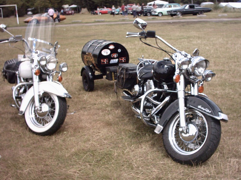 Harley-Davidson mit Anhänger 1