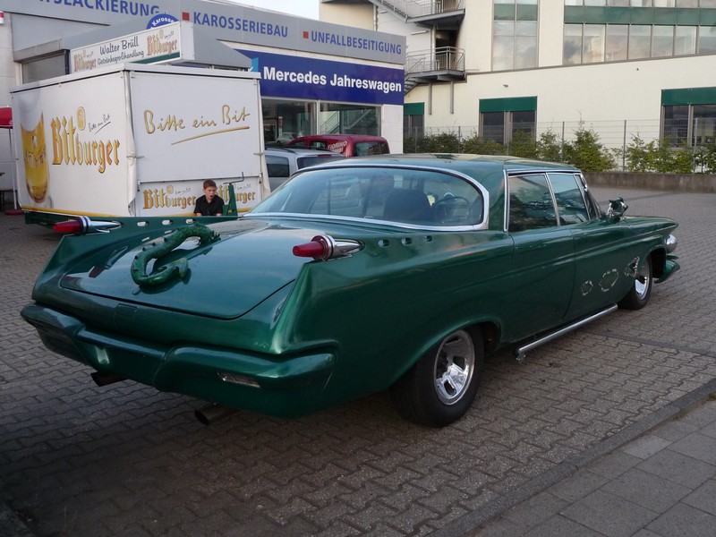 1962 Chrysler Imperial Drag-on Heck und Seite